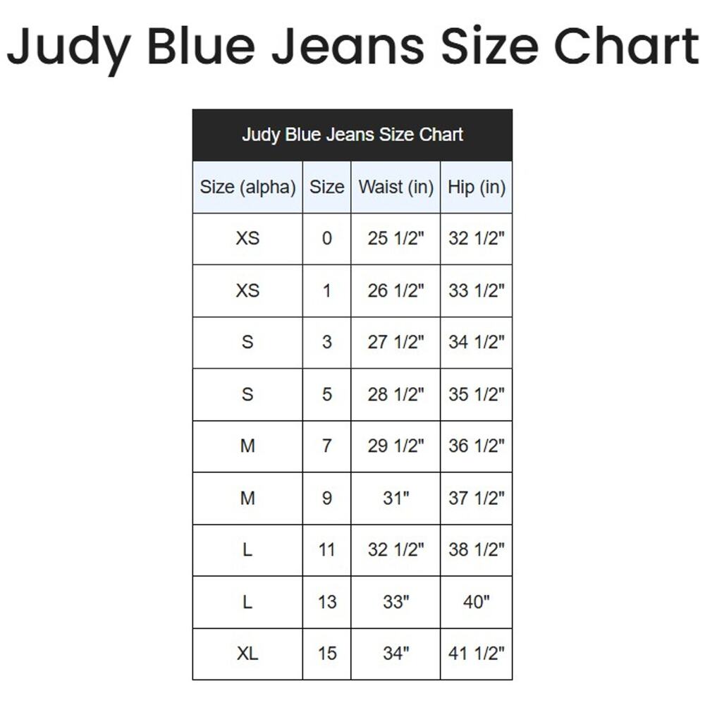 JUDY BLUE Mid Rise Flare Denim Jeans 9/29 NWT - Picture 9 of 9